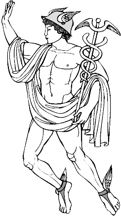 Гермес, бог путешественников, посыльных и воров