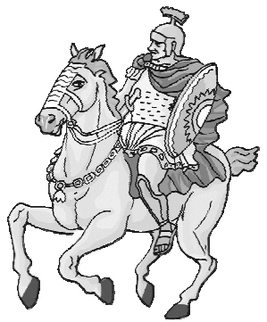 Гордый всадник и его прекрасный боевой конь