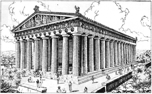 Афинон - самый большой храм, когда-либо построеный в честь богини Афины