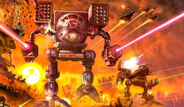 Обзор "сеттинга" вселенной "Боевых роботов" - Battletech, чрезвычайно популярной в прошлом фантастической серии книг и игр.